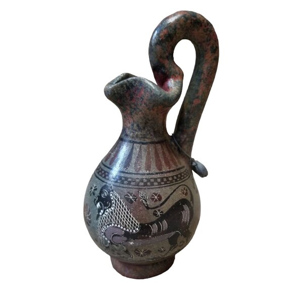 Antique Pottery Other - Antique Koryntian (Corinthian) Pottery Urn Vessel Replica from 6640 BC